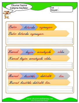 B sesi Çalışma Sayfaları